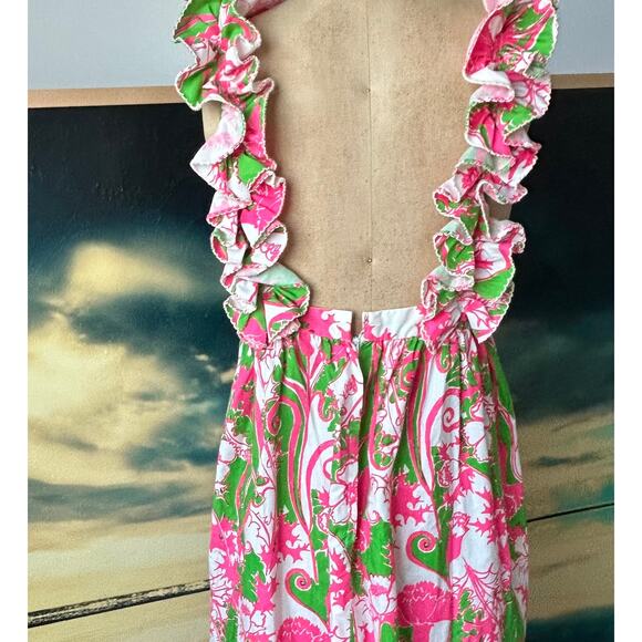 Lilly Pulitzer Backless Empire Waist Dress XS/S - Picture 6 of 13